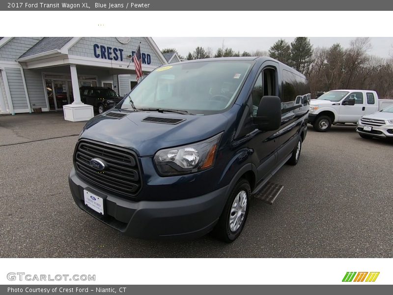 Blue Jeans / Pewter 2017 Ford Transit Wagon XL