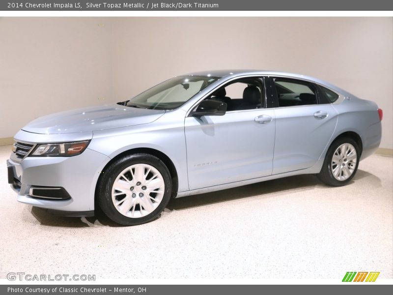Silver Topaz Metallic / Jet Black/Dark Titanium 2014 Chevrolet Impala LS