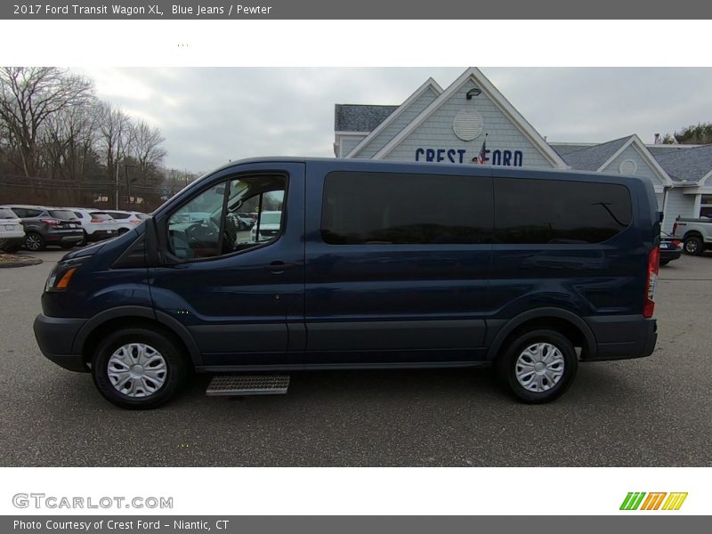 Blue Jeans / Pewter 2017 Ford Transit Wagon XL
