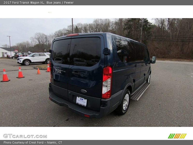 Blue Jeans / Pewter 2017 Ford Transit Wagon XL