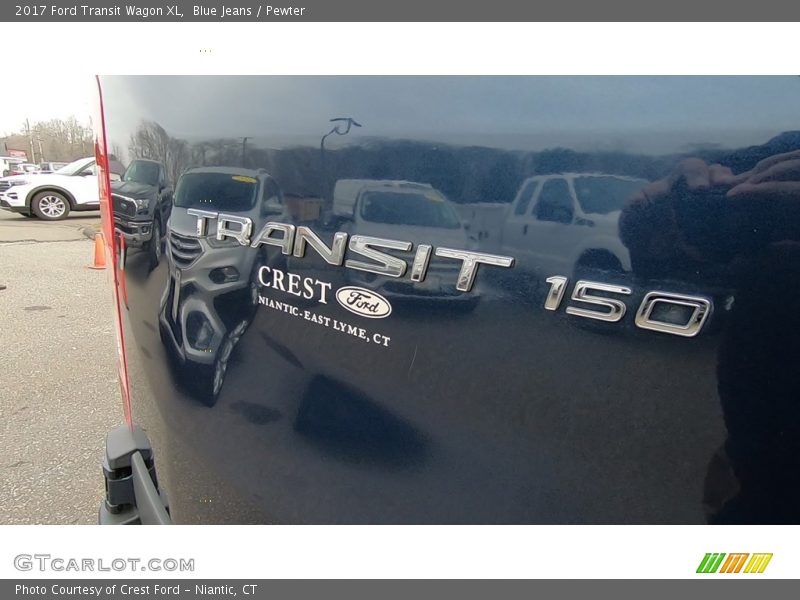 Blue Jeans / Pewter 2017 Ford Transit Wagon XL