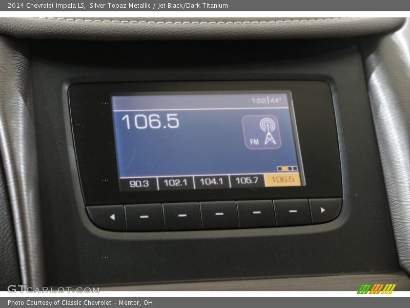 Silver Topaz Metallic / Jet Black/Dark Titanium 2014 Chevrolet Impala LS
