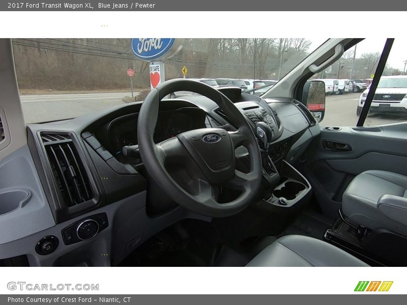 Blue Jeans / Pewter 2017 Ford Transit Wagon XL