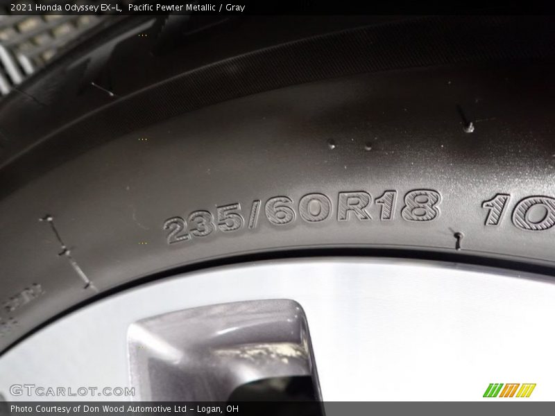 Pacific Pewter Metallic / Gray 2021 Honda Odyssey EX-L