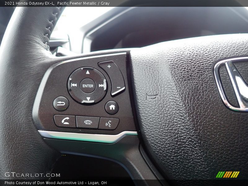 Pacific Pewter Metallic / Gray 2021 Honda Odyssey EX-L