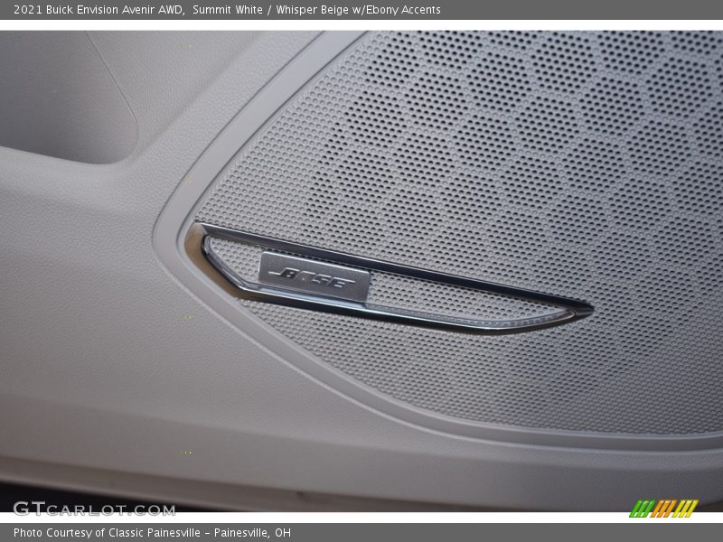 Summit White / Whisper Beige w/Ebony Accents 2021 Buick Envision Avenir AWD