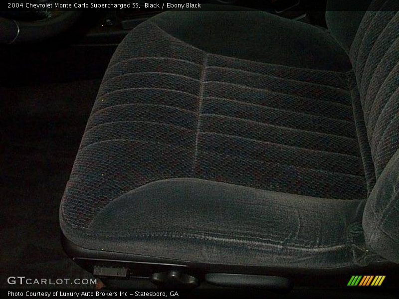 Black / Ebony Black 2004 Chevrolet Monte Carlo Supercharged SS