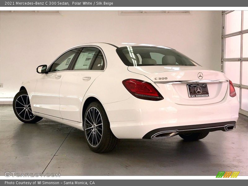 Polar White / Silk Beige 2021 Mercedes-Benz C 300 Sedan