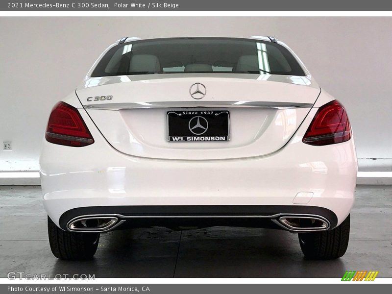 Polar White / Silk Beige 2021 Mercedes-Benz C 300 Sedan