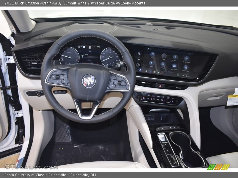 Dashboard of 2021 Envision Avenir AWD