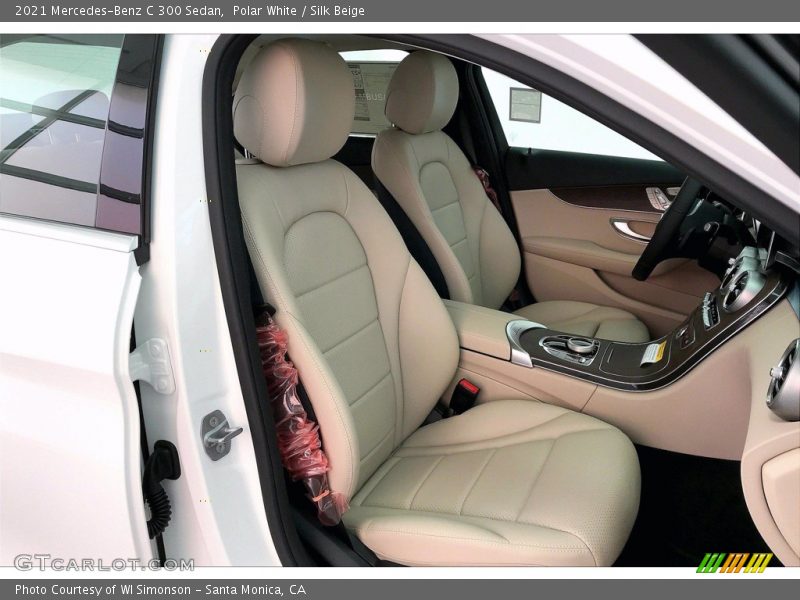 Polar White / Silk Beige 2021 Mercedes-Benz C 300 Sedan