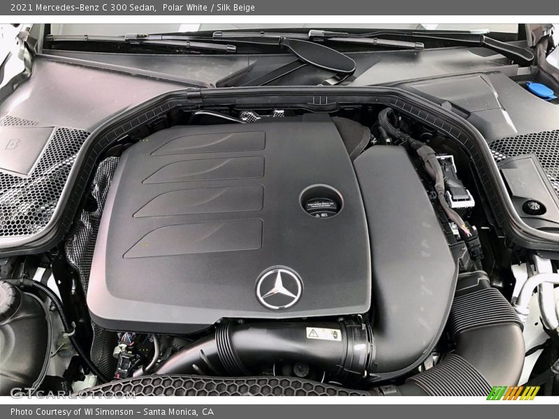 Polar White / Silk Beige 2021 Mercedes-Benz C 300 Sedan
