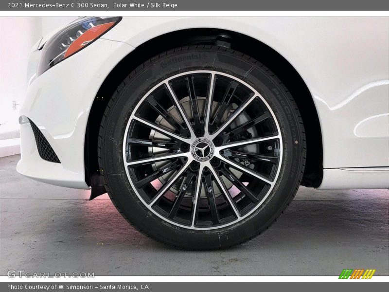 Polar White / Silk Beige 2021 Mercedes-Benz C 300 Sedan