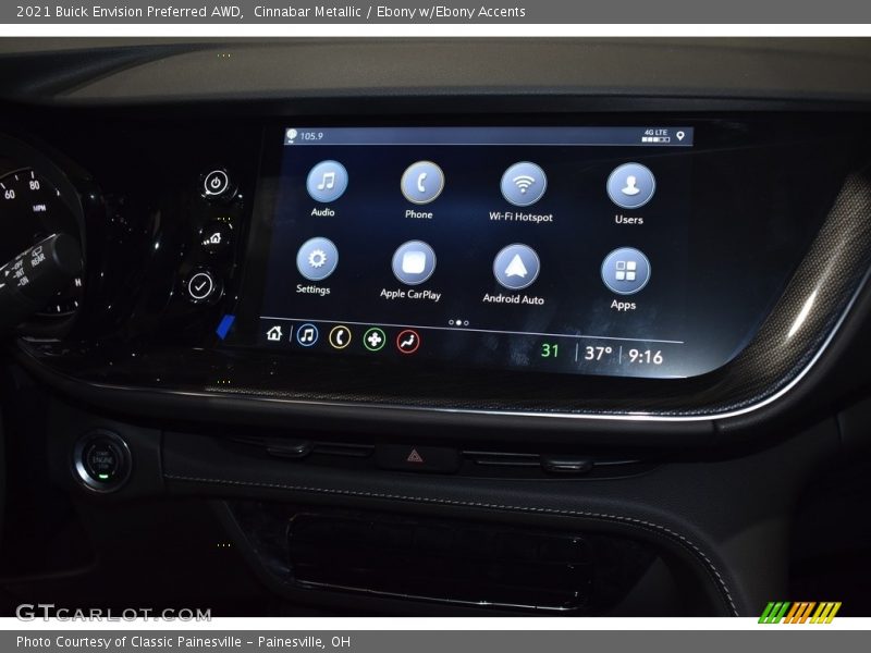 Cinnabar Metallic / Ebony w/Ebony Accents 2021 Buick Envision Preferred AWD