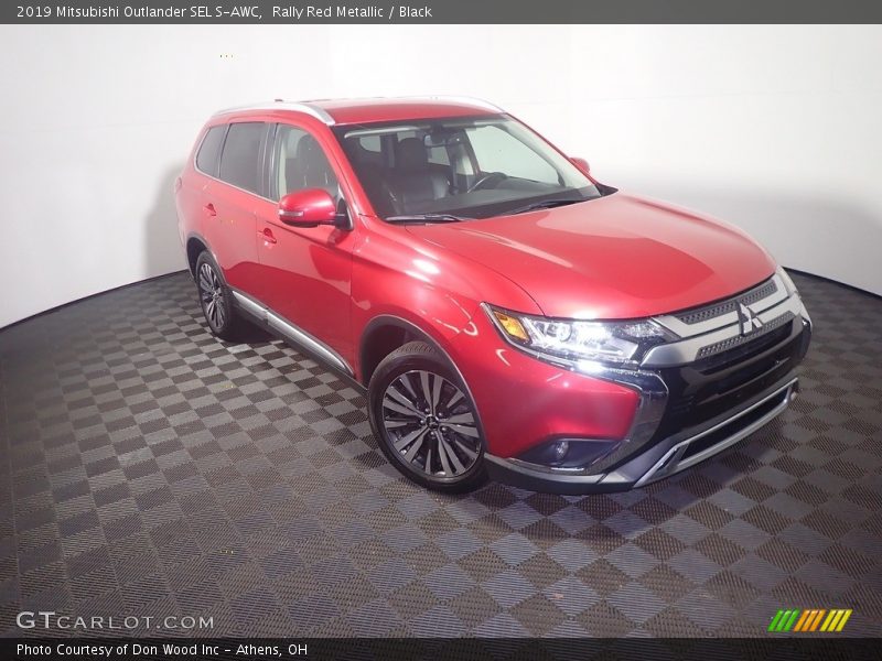 Rally Red Metallic / Black 2019 Mitsubishi Outlander SEL S-AWC