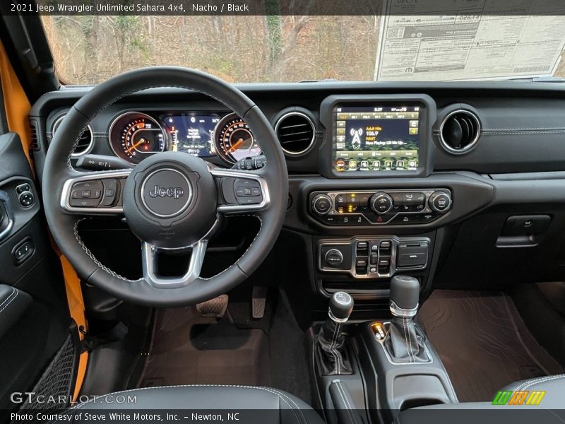 Dashboard of 2021 Wrangler Unlimited Sahara 4x4