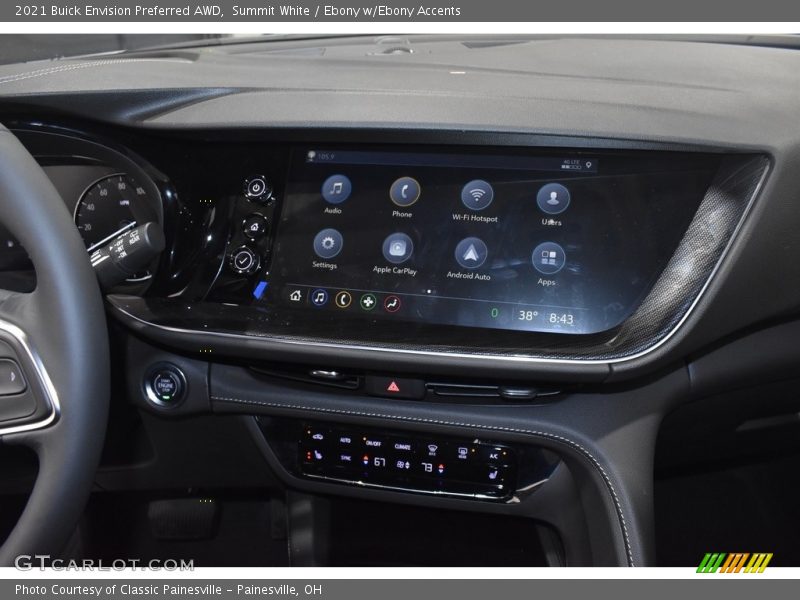 Summit White / Ebony w/Ebony Accents 2021 Buick Envision Preferred AWD