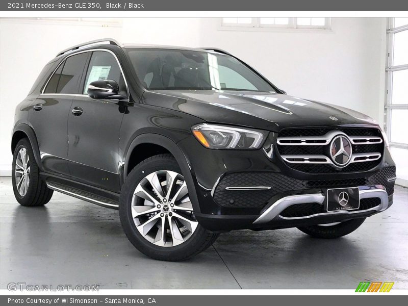 Black / Black 2021 Mercedes-Benz GLE 350