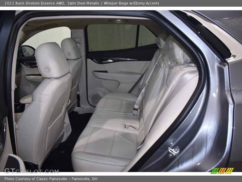 Satin Steel Metallic / Whisper Beige w/Ebony Accents 2021 Buick Envision Essence AWD