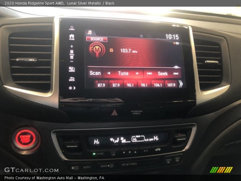 Lunar Silver Metallic / Black 2020 Honda Ridgeline Sport AWD