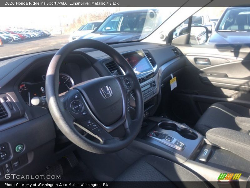 Lunar Silver Metallic / Black 2020 Honda Ridgeline Sport AWD