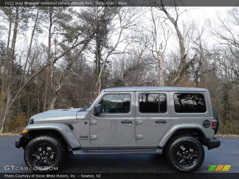 Sting-Gray / Black 2021 Jeep Wrangler Unlimited Sahara Altitude 4x4