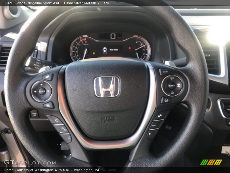 Lunar Silver Metallic / Black 2020 Honda Ridgeline Sport AWD