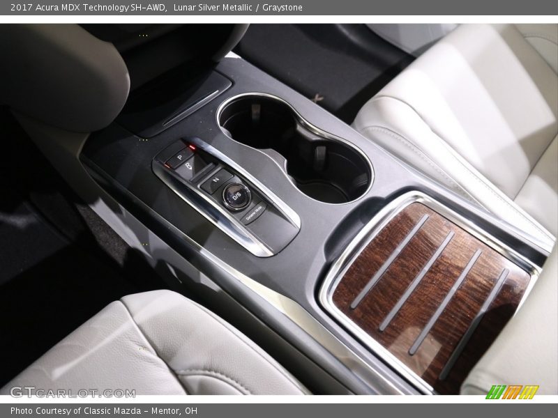 Lunar Silver Metallic / Graystone 2017 Acura MDX Technology SH-AWD
