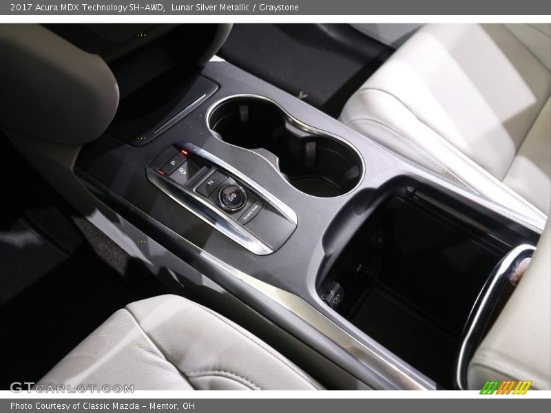 Lunar Silver Metallic / Graystone 2017 Acura MDX Technology SH-AWD