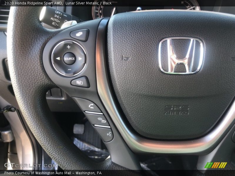Lunar Silver Metallic / Black 2020 Honda Ridgeline Sport AWD