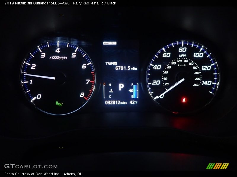 Rally Red Metallic / Black 2019 Mitsubishi Outlander SEL S-AWC