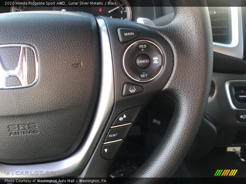Lunar Silver Metallic / Black 2020 Honda Ridgeline Sport AWD