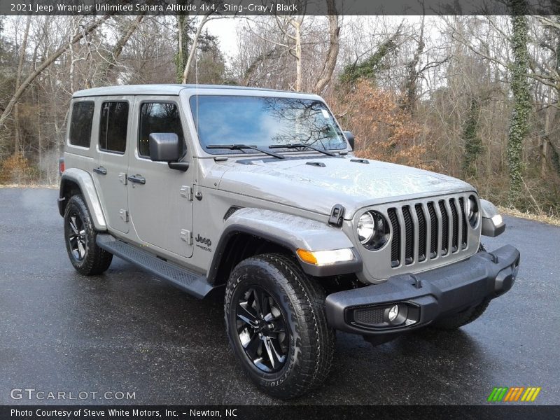 Sting-Gray / Black 2021 Jeep Wrangler Unlimited Sahara Altitude 4x4