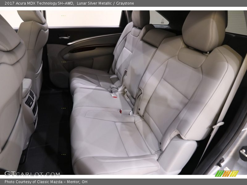Lunar Silver Metallic / Graystone 2017 Acura MDX Technology SH-AWD