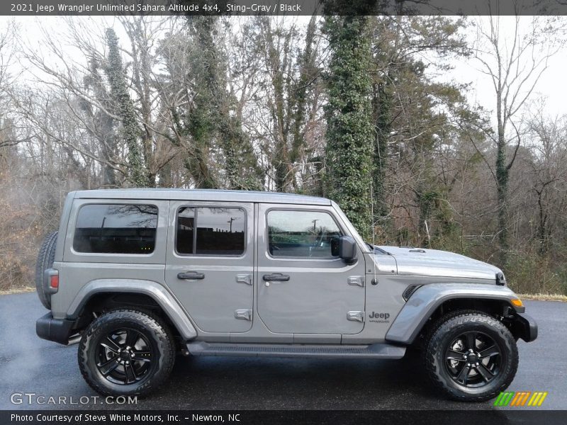 Sting-Gray / Black 2021 Jeep Wrangler Unlimited Sahara Altitude 4x4