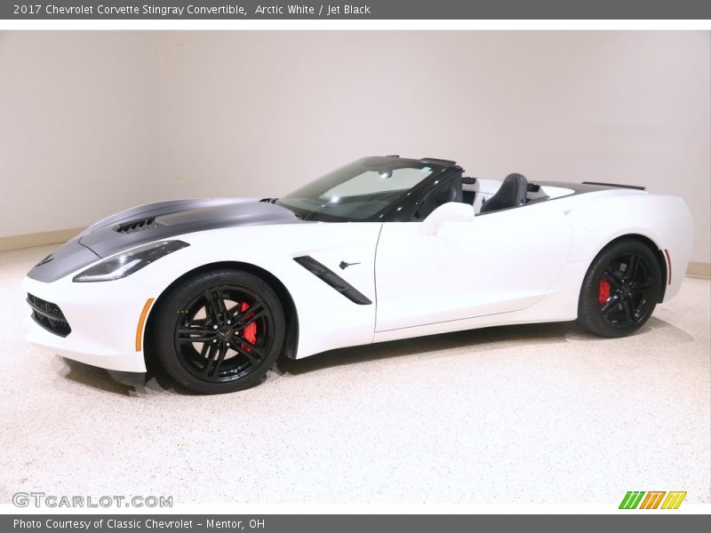 Arctic White / Jet Black 2017 Chevrolet Corvette Stingray Convertible