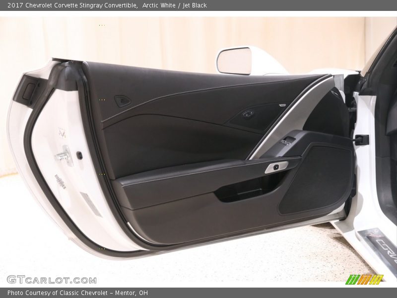 Arctic White / Jet Black 2017 Chevrolet Corvette Stingray Convertible