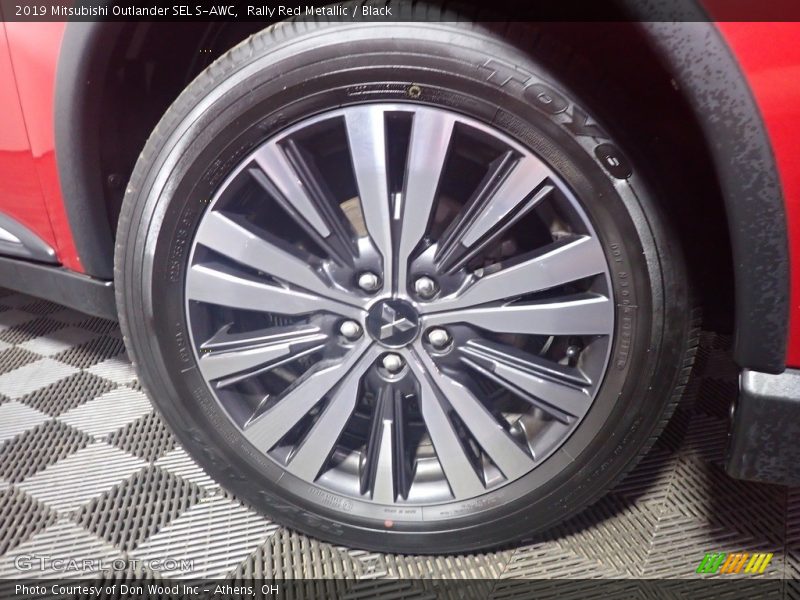 Rally Red Metallic / Black 2019 Mitsubishi Outlander SEL S-AWC