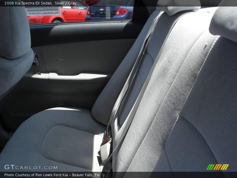 Silver / Gray 2008 Kia Spectra EX Sedan