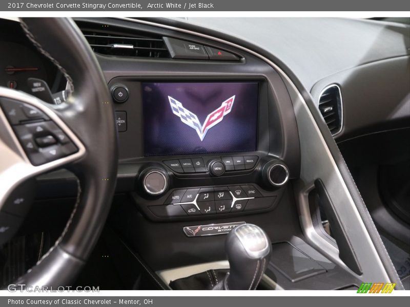 Arctic White / Jet Black 2017 Chevrolet Corvette Stingray Convertible