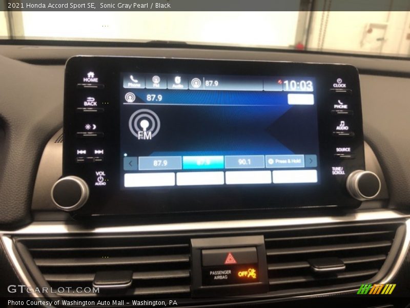 Sonic Gray Pearl / Black 2021 Honda Accord Sport SE