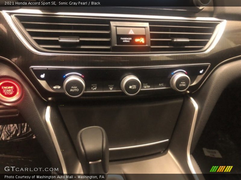 Sonic Gray Pearl / Black 2021 Honda Accord Sport SE