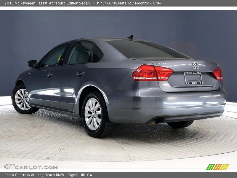 Platinum Gray Metallic / Moonrock Gray 2015 Volkswagen Passat Wolfsburg Edition Sedan