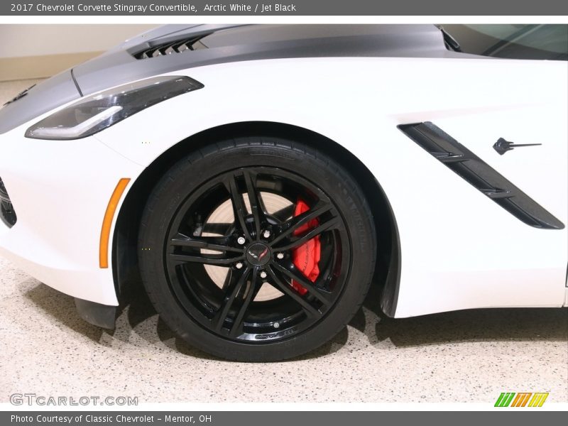 Arctic White / Jet Black 2017 Chevrolet Corvette Stingray Convertible