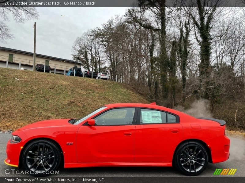 Go Mango / Black 2021 Dodge Charger Scat Pack