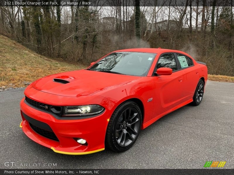 Go Mango / Black 2021 Dodge Charger Scat Pack