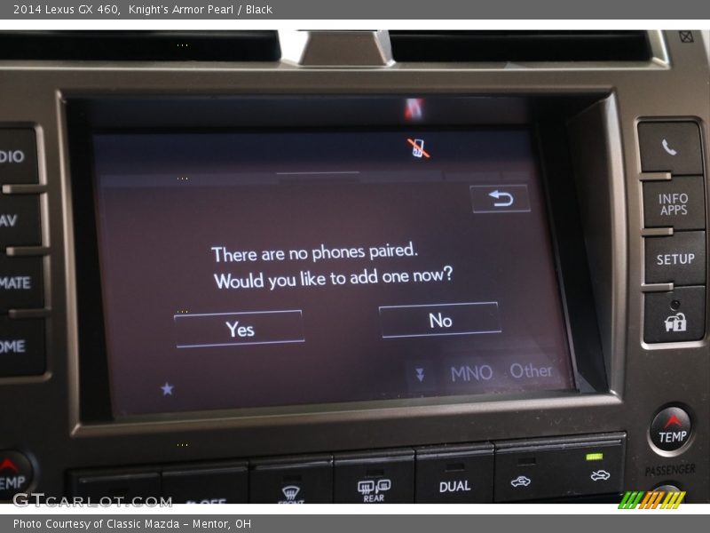 Knight's Armor Pearl / Black 2014 Lexus GX 460