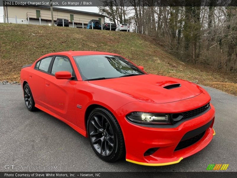 Go Mango / Black 2021 Dodge Charger Scat Pack