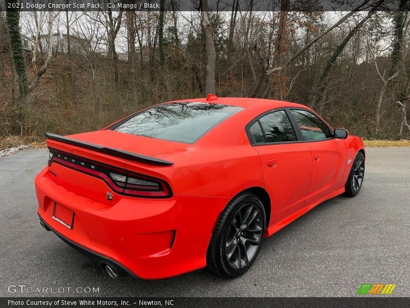 Go Mango / Black 2021 Dodge Charger Scat Pack