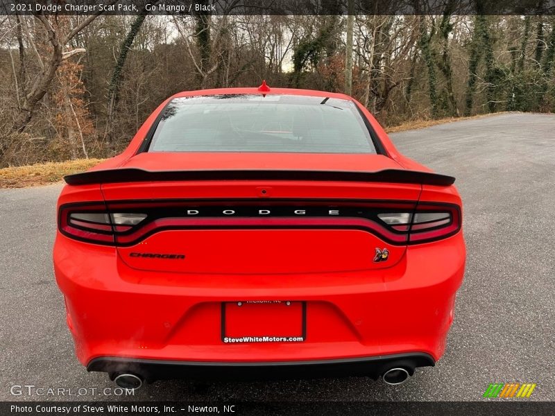 Go Mango / Black 2021 Dodge Charger Scat Pack